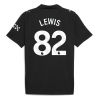 Manchester City Rico Lewis #82 Bortatröja 2025-26 Kortärmad Manchester City Rico Lewis #82 Bortatröja 2025-26 Kortärmad